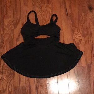 Black bodypop workout tank